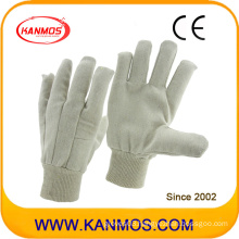 White Industrial Safety Drill Cotton Work Gloves (410013)
